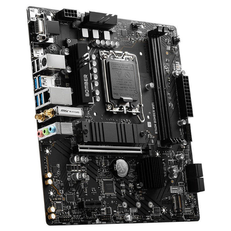 MSI B760M BOMBER WIFI DDR5 M-ATX Gaming Motherboard