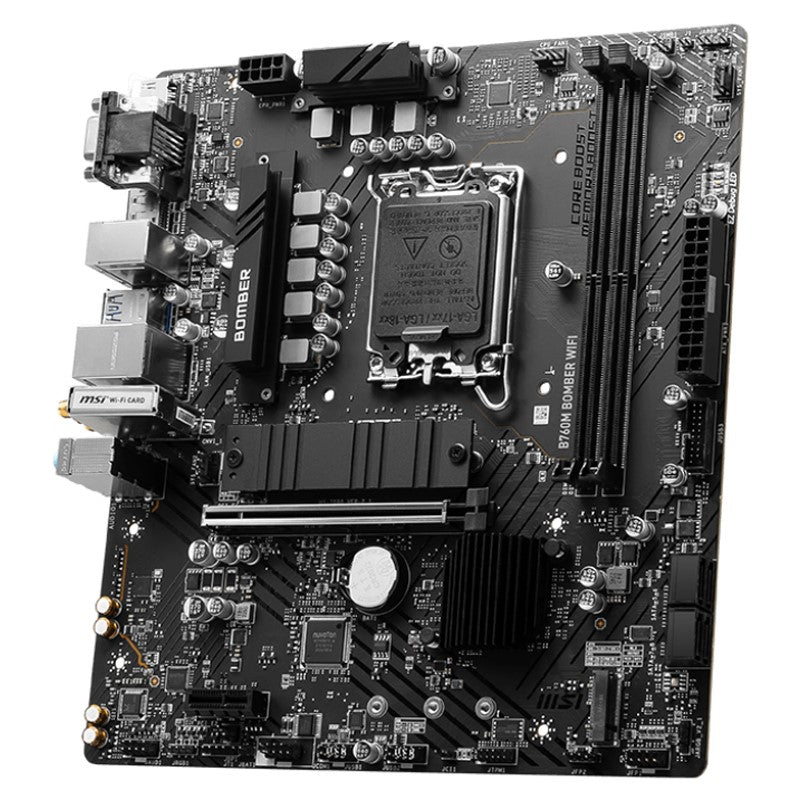 MSI B760M BOMBER WIFI DDR5 M-ATX Gaming Motherboard