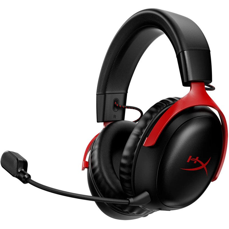 HyperX Cloud III Wireless DTS Headphone:X Spatial Audio Gaming Headset - Black/Red