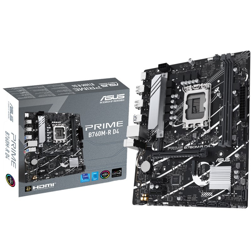 Asus PRIME B760M-R DDR4 micro-ATX Gaming Motherboard