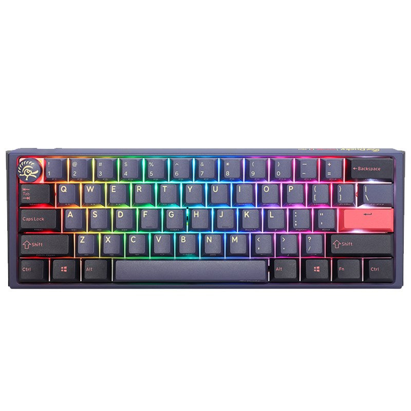 Ducky One 3 Mini Hot-Swap Wired RGB Mechanical Gaming Keyboard Red Switch (Arabic Layout) - Cosmic Blue