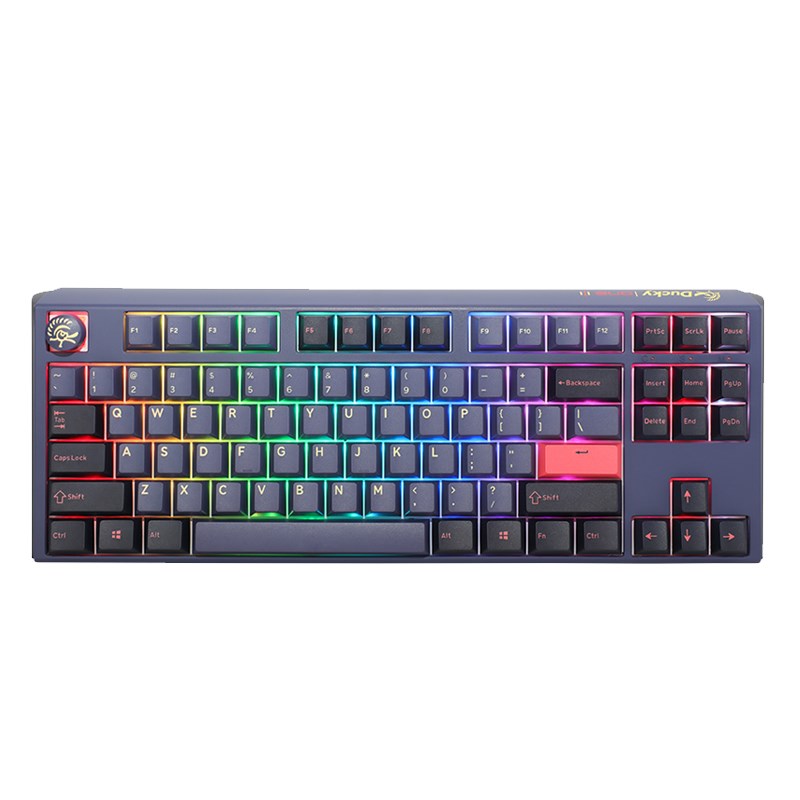 Ducky One 3 TKL Hot-Swap Wired RGB  Mechanical Gaming Keyboard Blue Switch (Arabic Layout) - Cosmic Blue