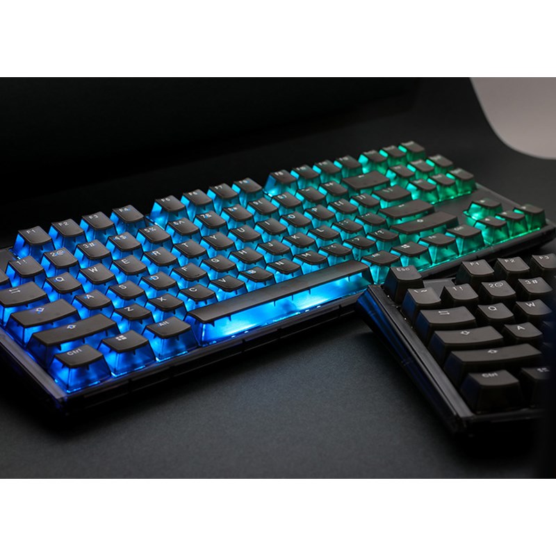 Ducky One 3 TKL Hot-Swap Wired RGB  Mechanical Gaming Keyboard Blue Switch (Arabic Layout) - Aura Black