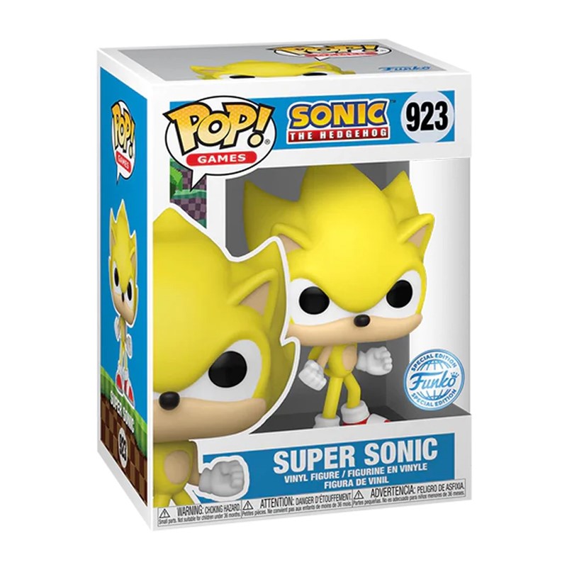 Funko Pop! Games: Sonic - Super Sonic w/Chase (Exc)