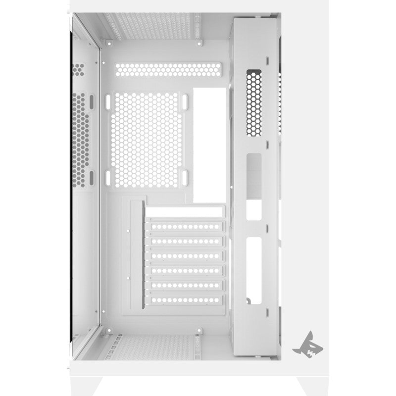 SHARX PROFIN ATX Mid-Tower Gaming PC Case - White