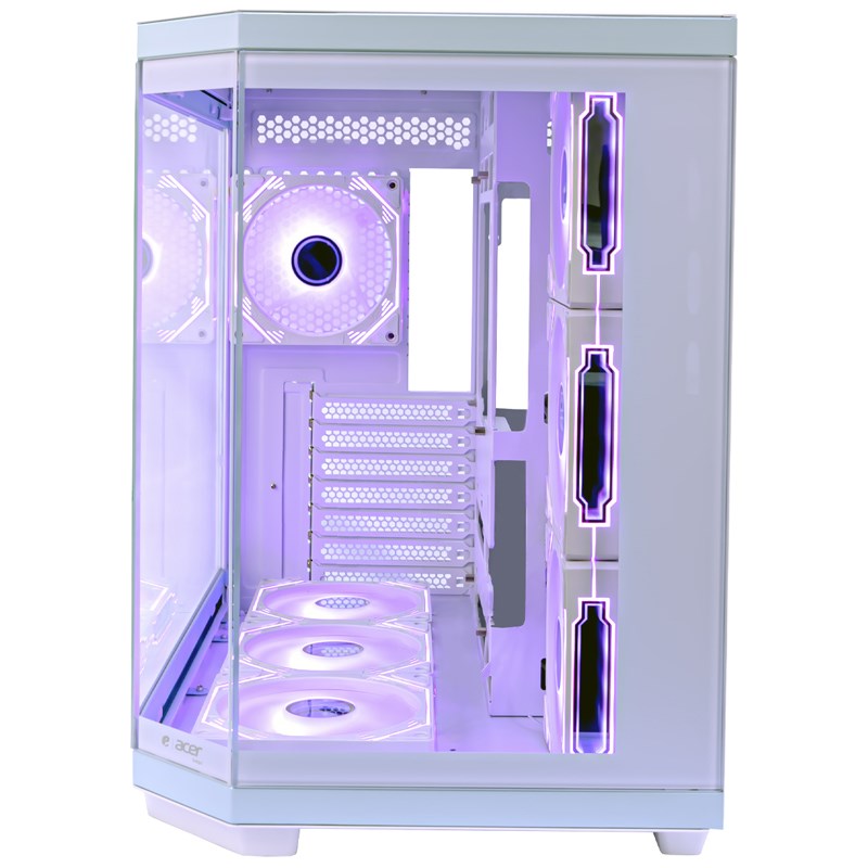 Acer V950 Tempered Glass ATX Mid Tower Gaming PC Case - Black