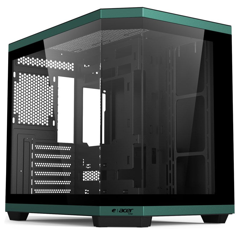 Acer V950 Tempered Glass ATX Mid Tower Gaming PC Case - Black