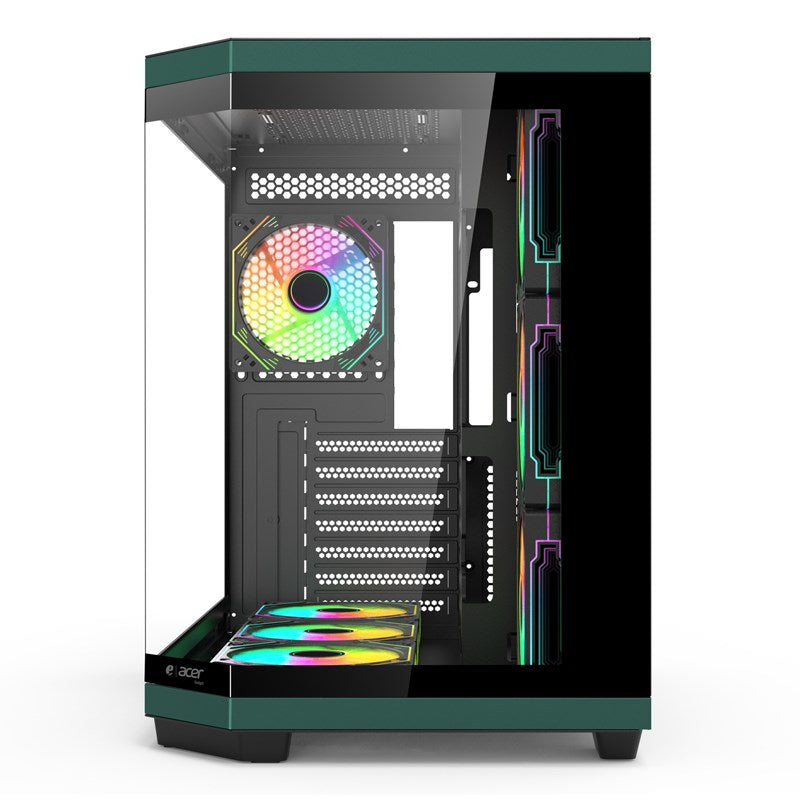 Acer V950 Tempered Glass ATX Mid Tower Gaming PC Case - Black