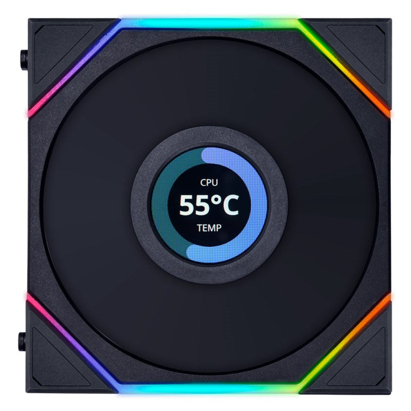 LIAN LI UNI FAN TL LCD 120mm ARGB Case Fan with 1.6