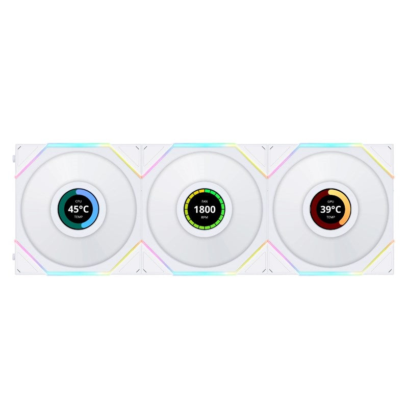 LIAN LI UNI FAN TL LCD 120mm ARGB Case Fan with 1.6