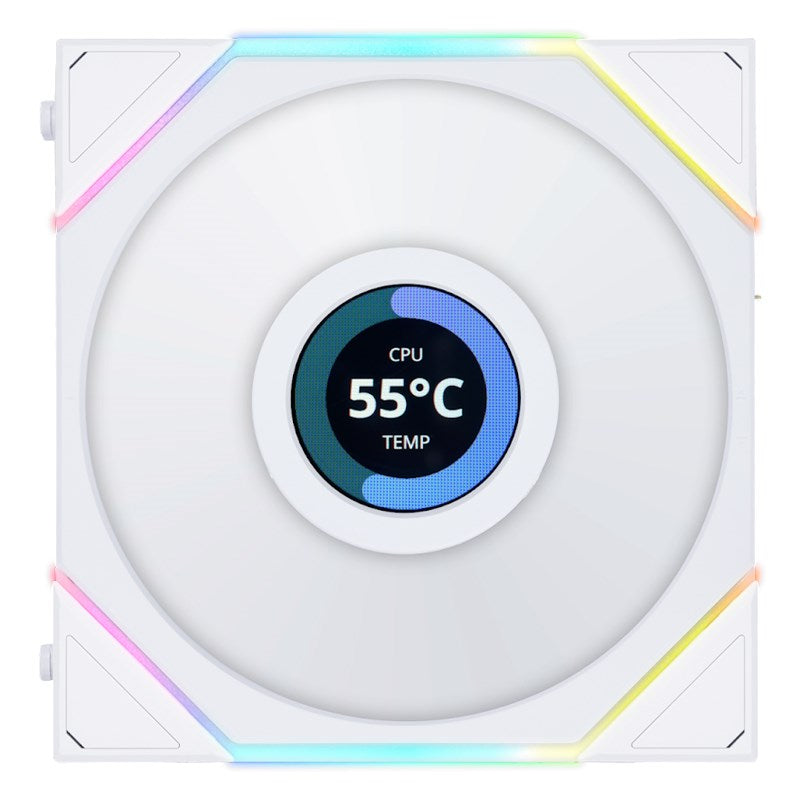 LIAN LI UNI FAN TL LCD 120mm ARGB Case Fan with 1.6