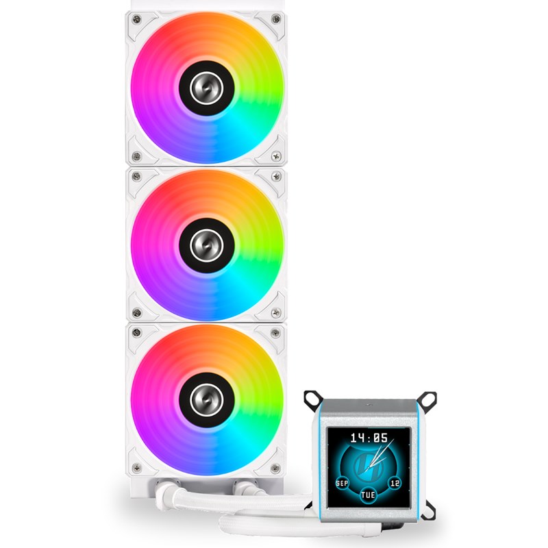 LIAN LI Galahad II LCD 360mm ARGB Liquid CPU Cooler With 2.88