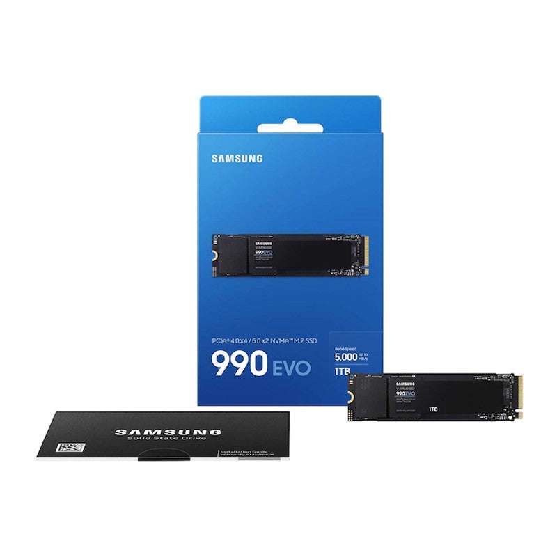 Samsung 990 EVO 2TB PCIe Gen 4x4, Gen 5x2 M.2 2280 NVMe Internal SSD