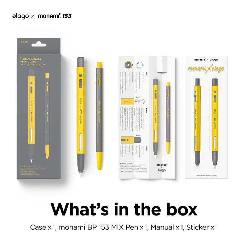 Elago Apple Pencil 2nd Gen Monami Case, Yellow