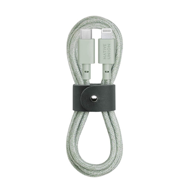 Native Union Belt Cable USB-C to Lightning 1.2 M, Sage