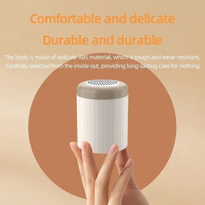 Portable USB Rechargeable Electric Lint Remover & Fabric Shaver for Clothes - Natural