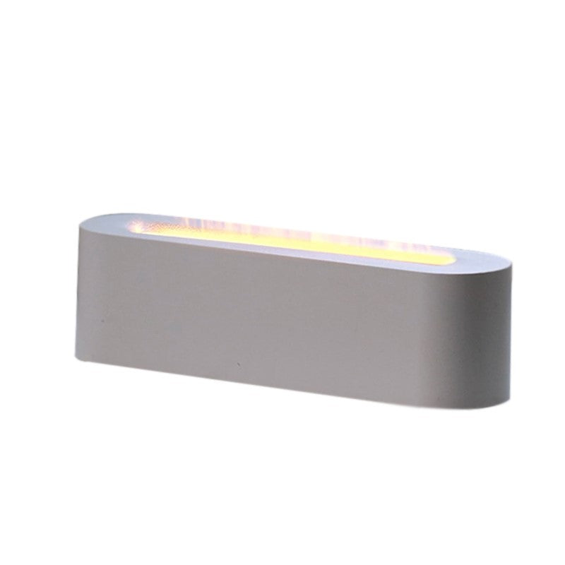 Gadgeton RGB Flame Aroma Diffuser & Humidifier with 7-Color LED Light - White