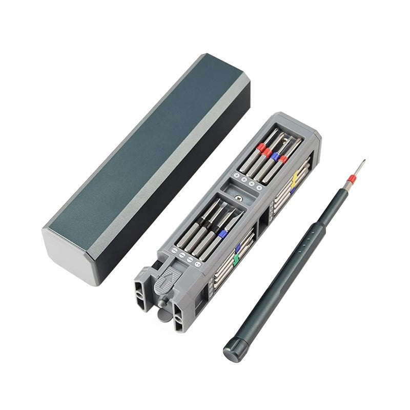 44 in 1 Precision Magnetic Screwdriver Kit with Dismountable Mini Tool Case - Grey