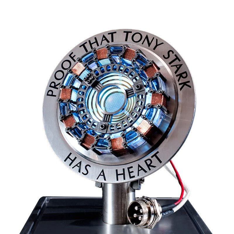 Avengers Iron Man MK1 PROOF THAT TONY STARK HAS A HEART Arc Reactor Light Model With Acrylic Cover - Silver