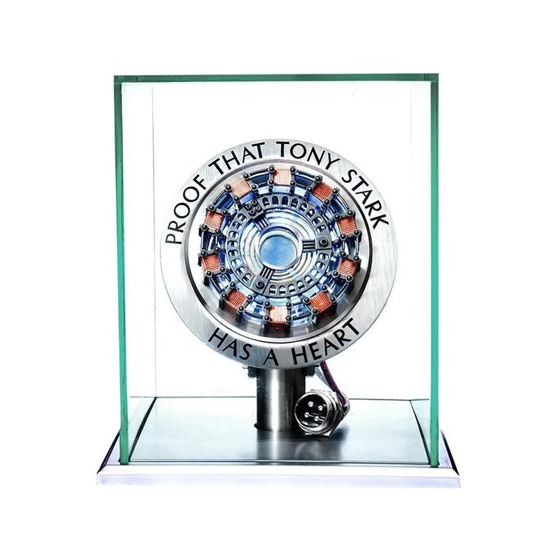 Avengers Iron Man MK1 PROOF THAT TONY STARK HAS A HEART Arc Reactor Light Model With Acrylic Cover - Silver