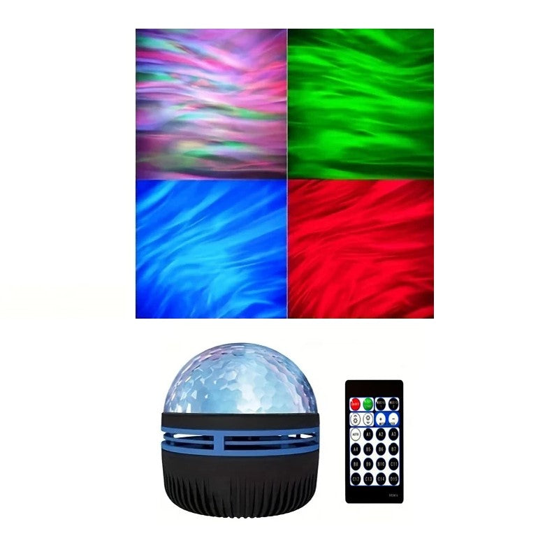 Gadgeton Aurora Northern Night Galaxy Projector LED Night Light - Black