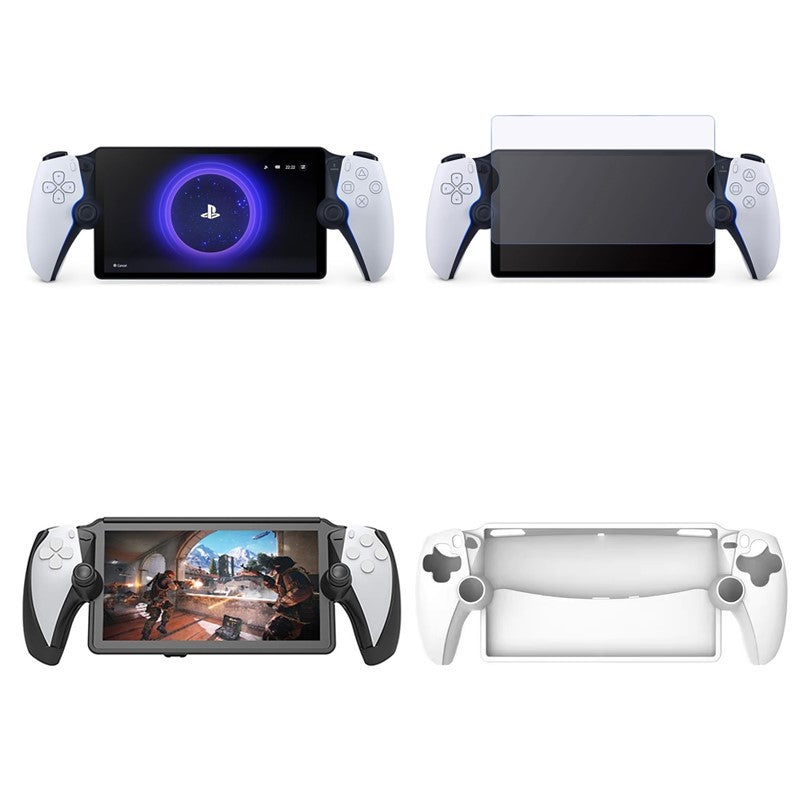 Sony PlayStation 5 (PS5) Portal Remote Player, Glass Screen Protector, TPU Case with Protective Case