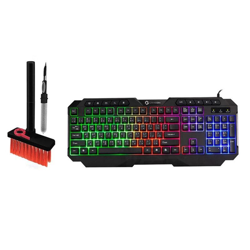 GAMEON CYPHER XL All-In-One Bundle (Keyboard, Headset, Mouse & Mousepad) with Free 5 in 1 MultiFunctional Cleaning Kit