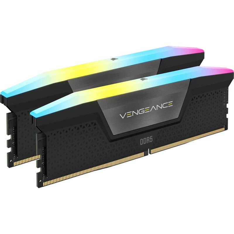 Corsair Vengeance RGB 32GB (2x16GB) DDR5 6000MHz CL38 Memory Kit - Black