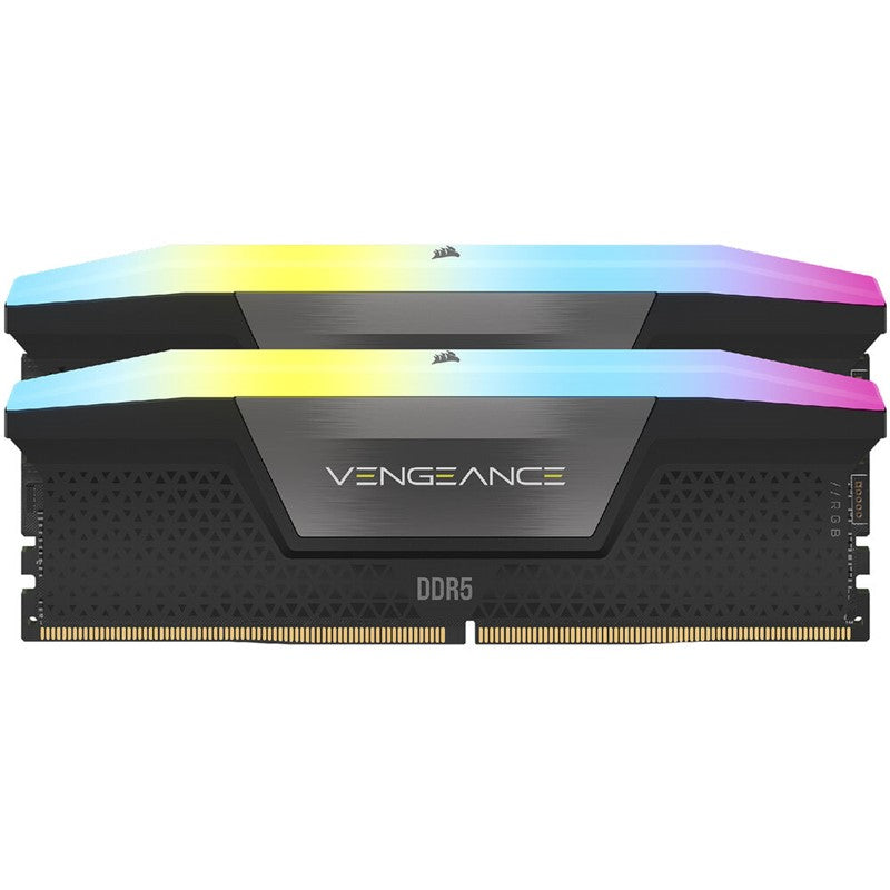 Corsair Vengeance RGB 32GB (2x16GB) DDR5 6000MHz CL38 Memory Kit - Black