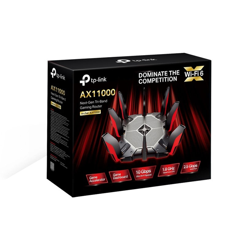 TP-Link AX11000 Next-Gen Tri-Band Gaming Router, Ultra-Fast Wi-Fi for Extreme Gaming - Open Box