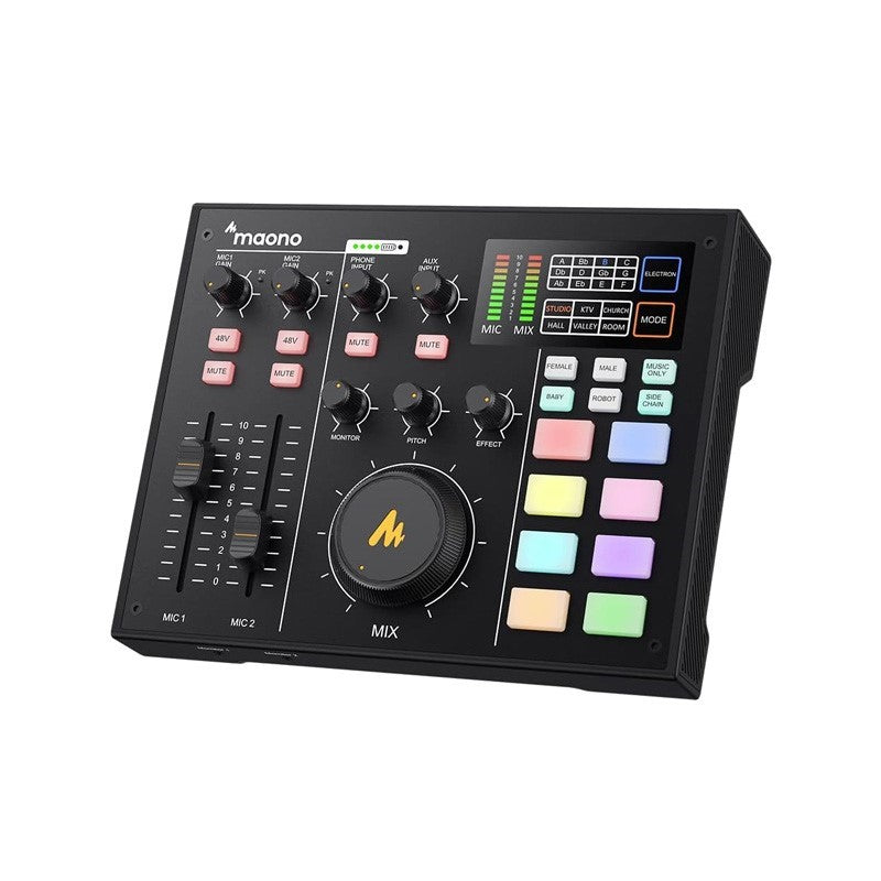 Maonocaster AM100 All-In-One Podcast Production Studio - Black - Open Box