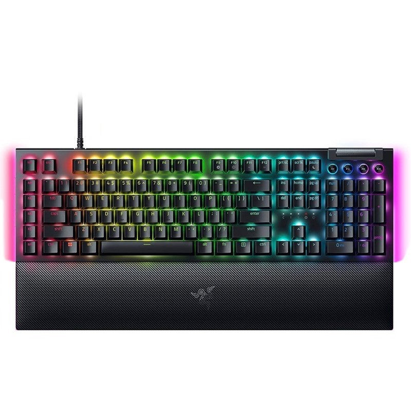 Razer BlackWidow V4 Wired Mechanical Gaming Keyboard with Razer Chroma RGB (Yellow Switch) - Black - Open Box