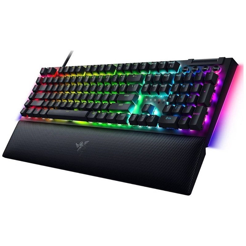 Razer BlackWidow V4 Wired Mechanical Gaming Keyboard with Razer Chroma RGB (Yellow Switch) - Black - Open Box