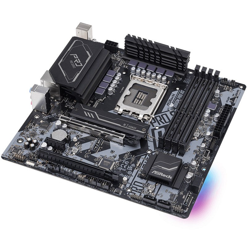ASRock B660M Pro RS M-ATX Gaming Motherboard
