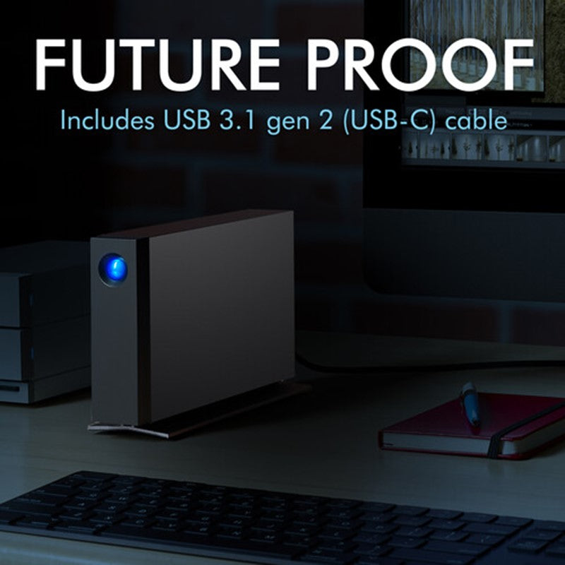 LaCie 24 TB d2 Professional USB-C 3.2 Gen 2 External Hard Drive