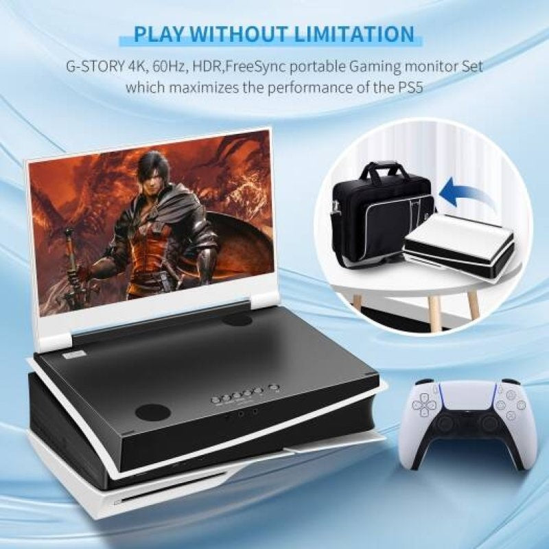 G-Story 14 LED 4K Portable Gaming Monitor For PS5 Slim