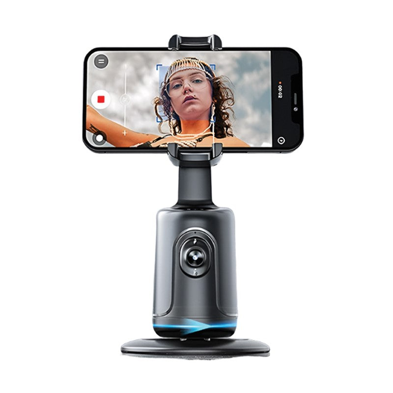 Gadgeton Auto Face Tracking Tripod 360° Rotating Auto Tracking Phone Stand, Phone Camera Stand with Remote and Gesture Control