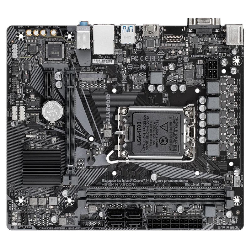 Gigabyte H610M H V3 DDR4 (rev. 1.0) M-ATX Gaming Motherboard