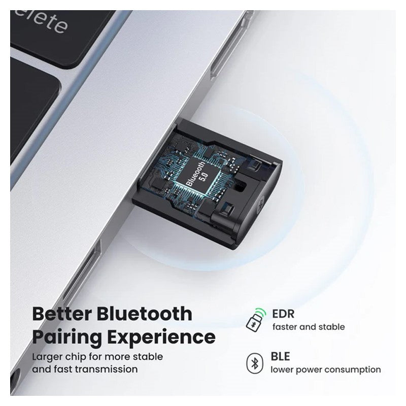 Ugreen USB Bluetooth Adapter for PC, 5.0 Bluetooth Dongle Receiver - 80889-UG