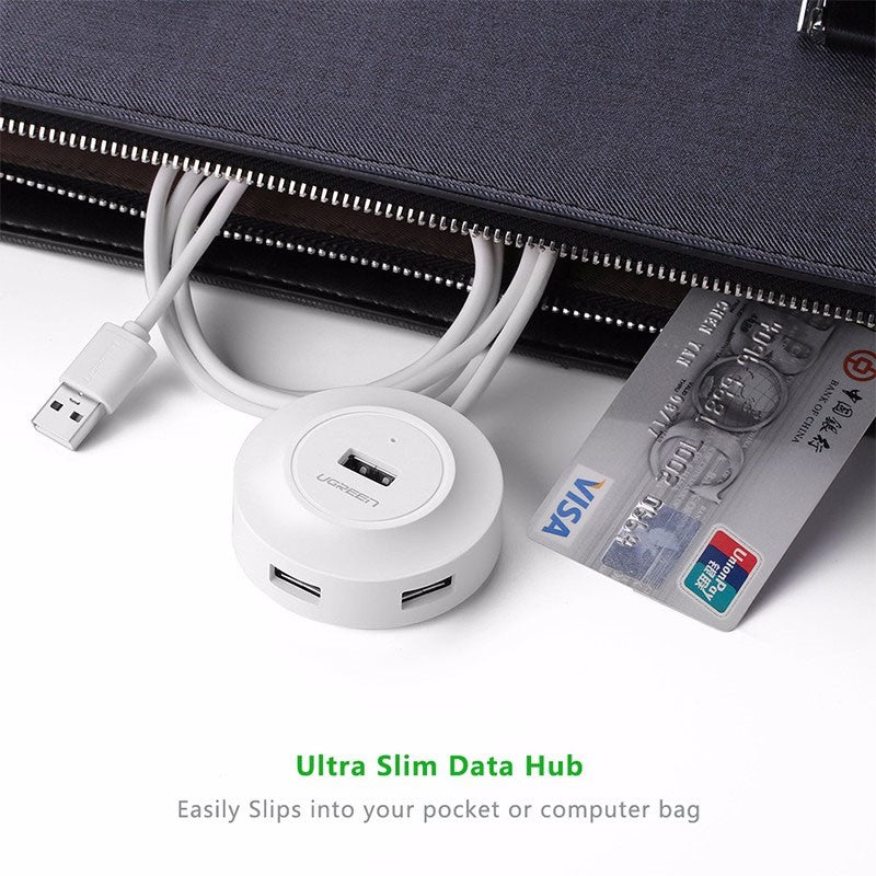 Ugreen USB2.0 4-Port Splitter Power Supply Interface - 2 M - 30366