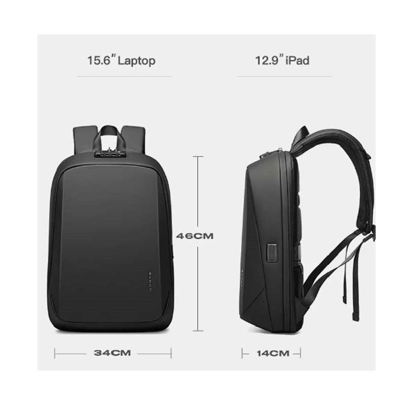 BANGE Backpack Brand Laptop Backpack Anti-Theft Waterproof School Backpacks USB Travel Bag Backpack Business Male 2023