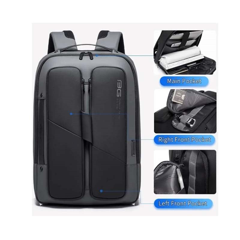 BANGE Anti Theft Waterproof Laptop Backpack 15.6