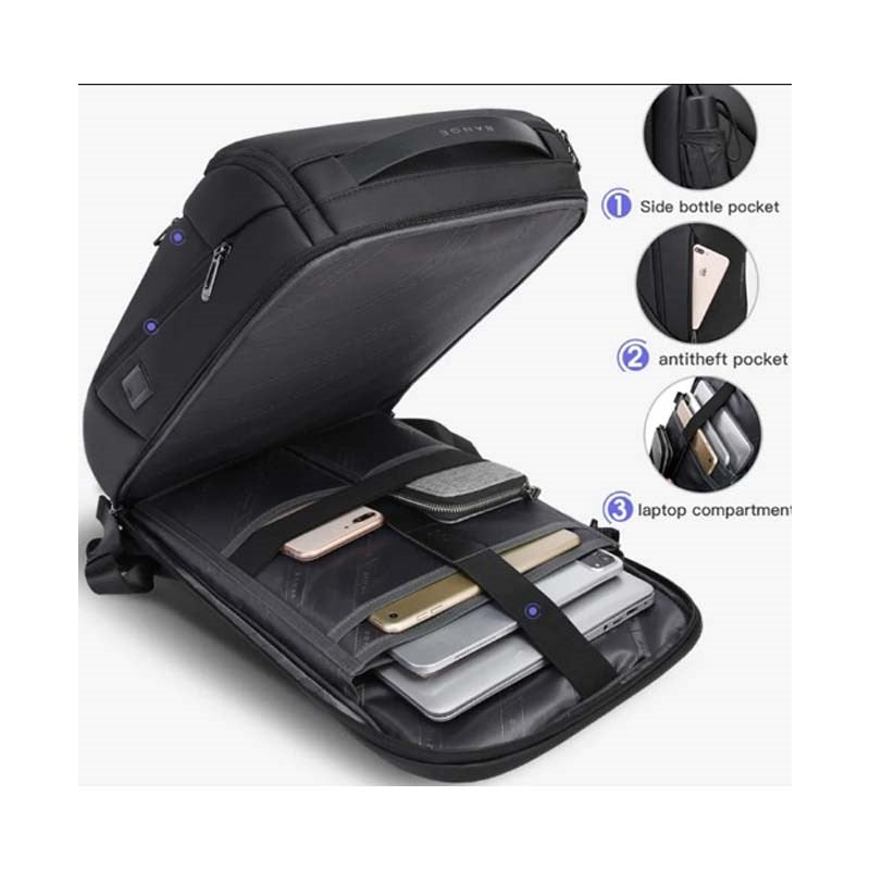 BANGE Anti Theft Waterproof Laptop Backpack 17 Computer Bag Travel Business Hiking Backpacks School Back Pack Mochila For Men