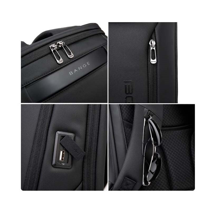 BANGE Anti Theft Waterproof Laptop Backpack 17 Computer Bag Travel Business Hiking Backpacks School Back Pack Mochila For Men