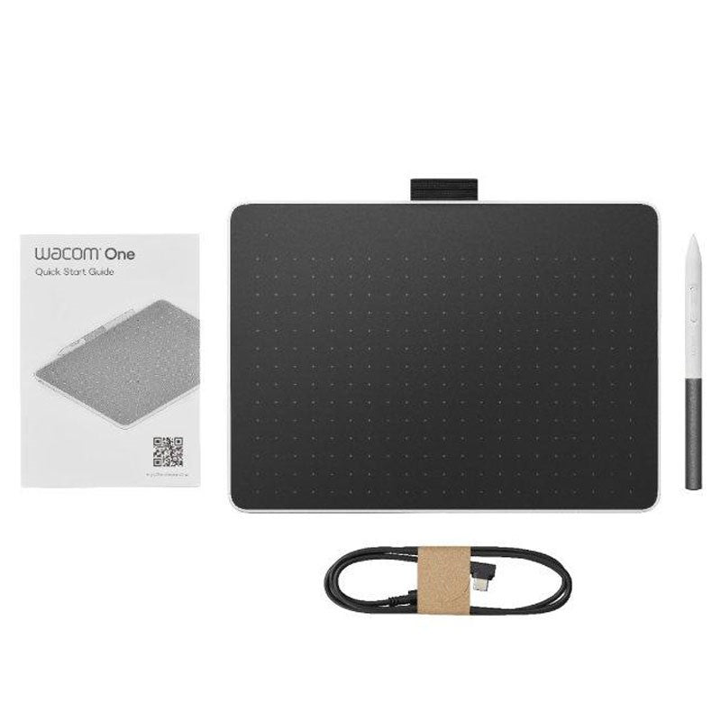 Wacom One Small CTC4110WL Bluetooth Creative Pen Tablet – White