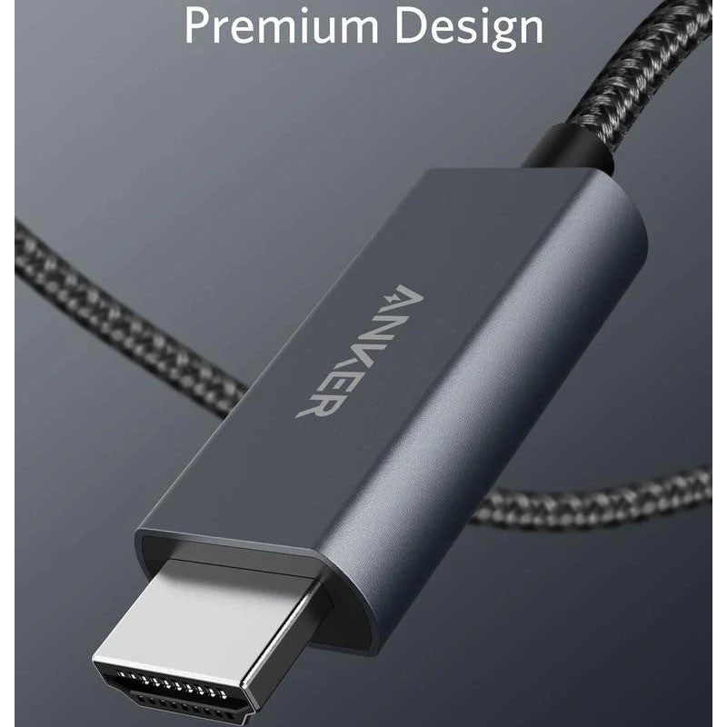 Anker 311 USB-C to HDMI 4K Nylon Cable (1.8 M/6 ft) - Black