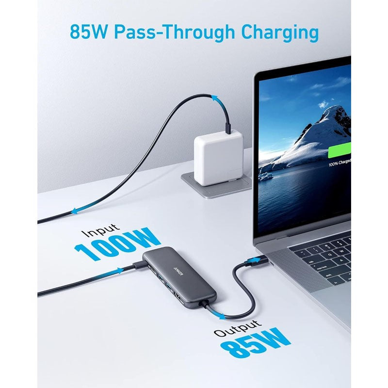 Anker 332 USB-C Hub (5-in-1) - Black