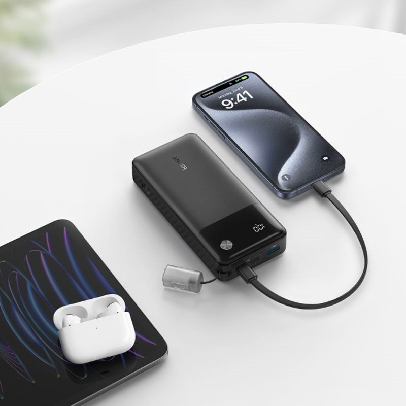 Anker Power Bank (20K, 30W) - Black