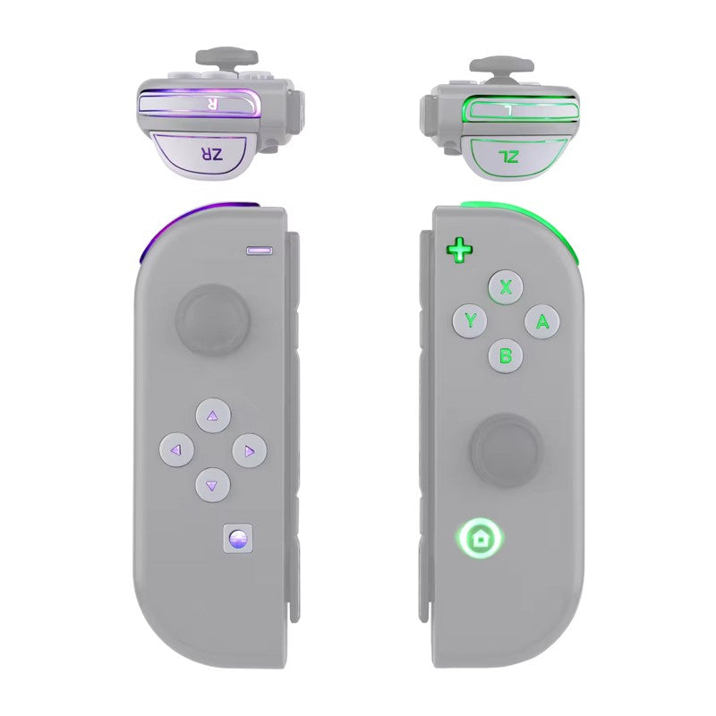 eXtremeRate 7 Colors 9 Modes Button Control DFS LED Kit Mod With Clear Buttons For NS Switch & Switch OLED Controller
