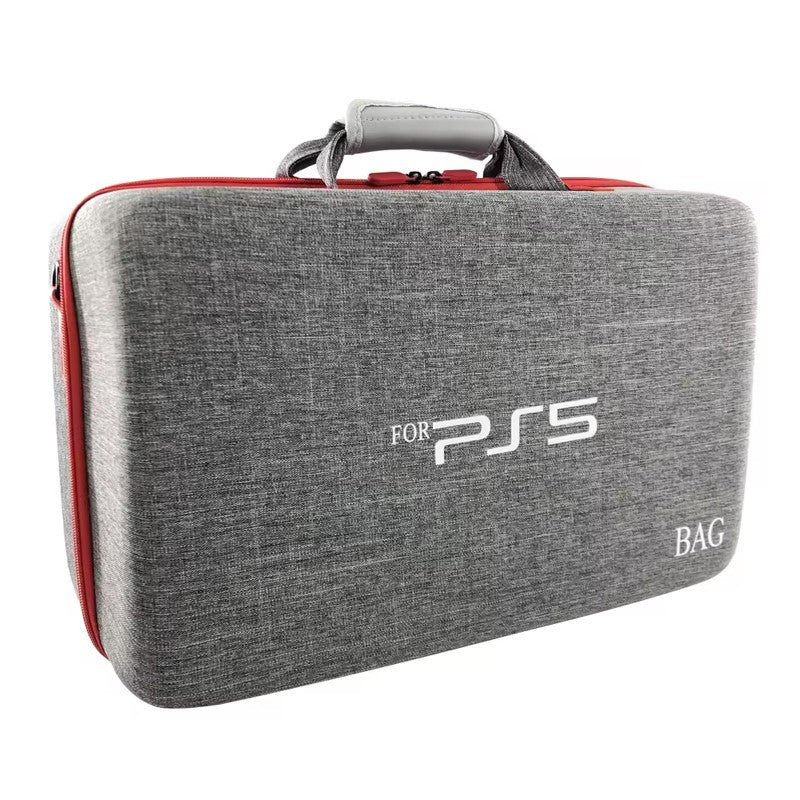 Larger Space EVA Hard PS5 Handle Bag for PS5 Console Video Games Accessories PS5 Carry Bag - PS5-CB-GRY